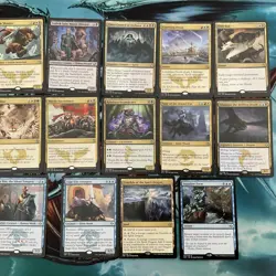 MTG MIX. 14 CARDS YELLOW RARE ￼LOT MINT NEVER PLAYED 00001 Lot - Image 2