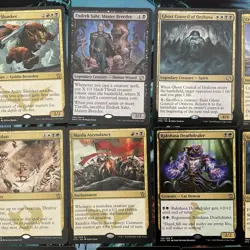 MTG MIX. 14 CARDS YELLOW RARE ￼LOT MINT NEVER PLAYED 00001 Lot - Image 3