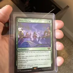 MTG Elven Chorus (160/511) The Lord of the Rings Tales of Middle-earth LP - Image 1
