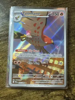 Talonflame 91/88 Illustration Rare, Perfect Order, Full Art Holo Pokemon TCG, NM - Image 1