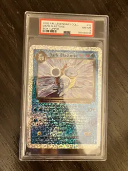 Pokemon LEGENDARY COLLECTION jumbo Box Topper #S2 DARK BLASTOISE (PSA 8) - Image 2