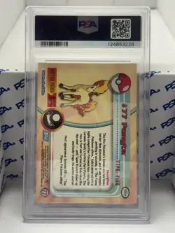2000 Pokemon TV Ponyta #77 PSA 8 NM-MT - Image 2