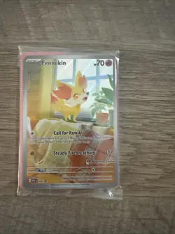 Fennekin 080 (Pokemon Center Stamp - Sealed) - Chaos Rising ETB Promo - Image 1
