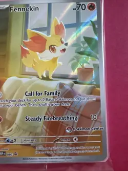 Fennekin 080 (Pokemon Center Stamp - Sealed) - Chaos Rising ETB Promo - Image 2