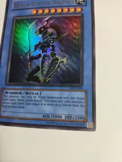 YuGiOh Black Luster Soldier SYE-024 Unlimited Edition Ultra Rare Yugi Konami - Image 2