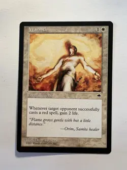 Warmth - MTG Tempest - NM - Image 1