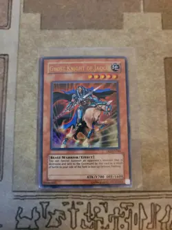 YUGIOH GHOST KNIGHT OF JACKAL DR2-EN184 ULTRA UNLIMITED ED MP - Image 1
