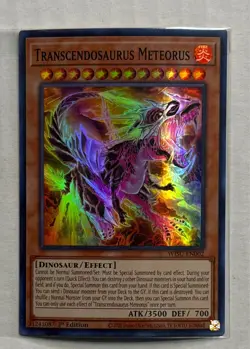 Transcendosaurus Meteorus WISU-EN002 Wild Survivors Ultra Rare NM Yu-Gi-Oh - Image 1