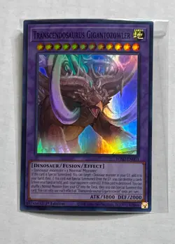 Transcendosaurus Gigantozowler WISU-EN003 Wild Survivors Ultra Rare NM Yu-Gi-Oh - Image 1