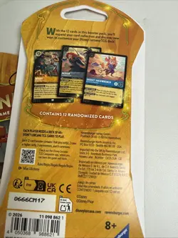 4 Booster Packs Disney Lorcana TCG Wilds Unknown 48 Sealed New Game Cards Rare - Image 3