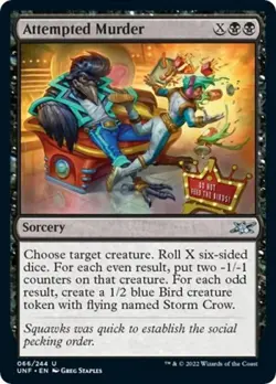 Attempted Murder - Near Mint MTG Unfinity - Image 1