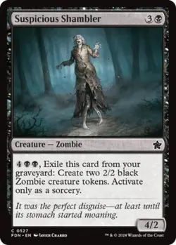 Suspicious Shambler - Near Mint MTG Foundations - Image 1