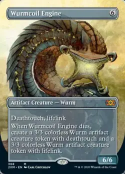 Wurmcoil Engine (Borderless) -Foil Near Mint MTG Double Masters - Image 1
