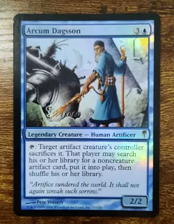 MTG Arcum Dagsson - Foil ColdSnap #27 Magic MP - Image 1
