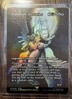 Sephiroth, the Savior | Showcase FOIL | MTG x Final Fantasy | #0049 | NM/MSephir - Image 1