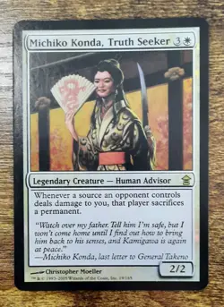 MTG Michiko Konda, Truth Seeker - Foil Saviors #19 Magic LP - Image 1