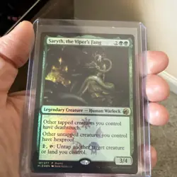 MTG Saryth, the Viper's Fang Innistrad: Midnight Hunt 197/277 Foil Promo LP Card - Image 1