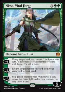 Nissa, Vital Force - Light Play MTG Kaladesh - Image 1