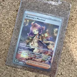Acerola's Mischief SIR: Mega Evolutions 183/132 NM In Hand Pokemon TCG - Image 1