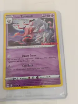 Pokemon Hisuian Zoroark GameStop Promo/Illustration Rare/Full Art Holo Cards - Image 5