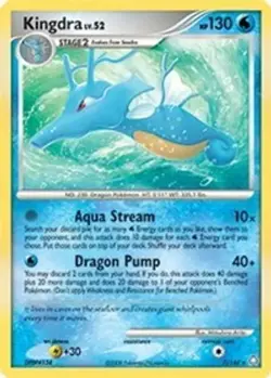 Kingdra (#7/146) - Reverse Holofoil DP - Legends Awakened MP Pokemon - Image 1