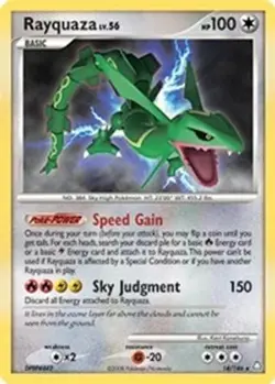Rayquaza (#14/146) - Holofoil DP - Legends Awakened MP Pokemon - Image 1