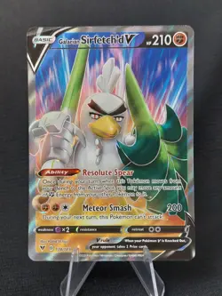 Galarian Sirfetch'd V 174/185 - Vivid Voltage Full Art Holo Pokemon TCG - NM - Image 1