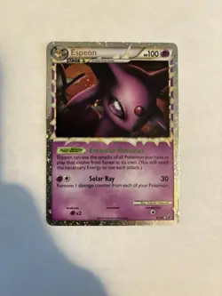 Holo Bleed Espeon Prime 81/90 Undaunted Holo Ultra Rare Lp Pokemon - Image 1