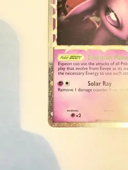 Holo Bleed Espeon Prime 81/90 Undaunted Holo Ultra Rare Lp Pokemon - Image 4