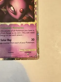 Holo Bleed Espeon Prime 81/90 Undaunted Holo Ultra Rare Lp Pokemon - Image 5