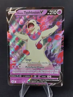 Hisuian Typhlosion V 53/189 - Astral Radiance Ultra Rare Holo Pokemon TCG - NM - Image 1