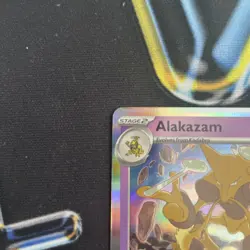 Alakazam Mega Evolution Stamped Build and Battle Promo 003 Pokemon IN HAND NEW - Image 2