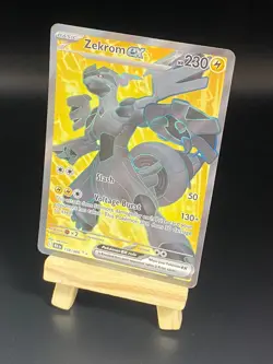 Zekrom 158/086 - Pokemon TCG: Black Bolt - Full Art ex Holo Rare MINT! - Image 1