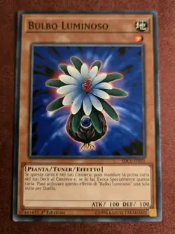 *ITALIAN* Glow-Up Bulb Common 1st Ed SDCL-EN021 NM Yugioh - Image 1