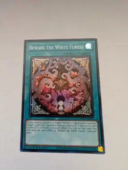 Yugioh! Beware the White Forest - INFO-EN059 - Super Rare - 1st Edition NM - Image 1