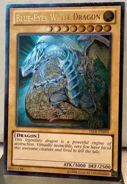 Yugioh 10 Card Lot! Holo Cards, Blue Eyes, Dark Magician & Dragons! See Photos! - Image 2