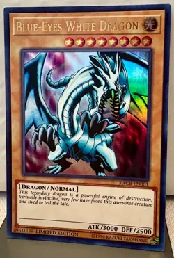Yugioh 10 Card Lot! Holo Cards, Blue Eyes, Dark Magician & Dragons! See Photos! - Image 4