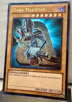 Yugioh 10 Card Lot! Holo Cards, Blue Eyes, Dark Magician & Dragons! See Photos! - Image 5