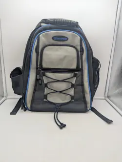 Ultra Pro TCG Gaming Backpack Yugioh Pokemon Magic Black Blue Multiple Pockets - Image 1