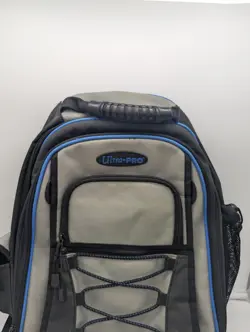 Ultra Pro TCG Gaming Backpack Yugioh Pokemon Magic Black Blue Multiple Pockets - Image 2