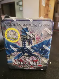 YUGIOH 2011 COLLECTOR'S TIN: NUMBER 17: LEVIATHAN DRAGON (FACTORY SEALED) - Image 1