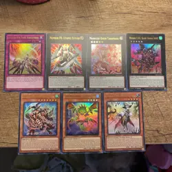 Lot Of 7 2025 Mega Pack Holo Yugioh Cards. All NM. +Bonus Cards. FREE SHIPPING! - Image 1
