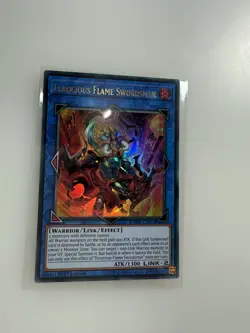 DUOV-EN032 Ferocious Flame Swordsman Ultra Rare 1st Edition YuGiOh Card - Image 1