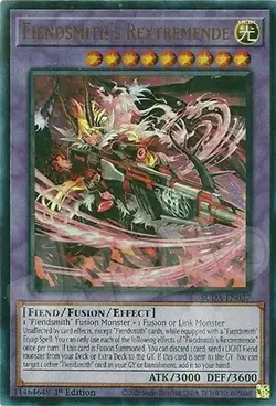 Yugioh - Fiendsmith's Rextremende - 1st Edition Ultra Rare NM - Free Holo Card - Image 1