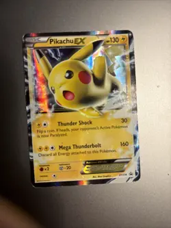 Pokemon Pikachu 2016 TCG EX XY174 Black Star Promo Holo Card NM Condition - Image 1