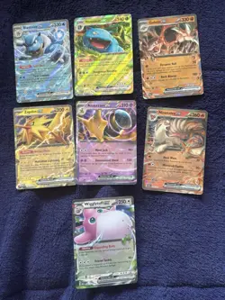 7 English 151 Ex Pokemon Card Lot - Image 1