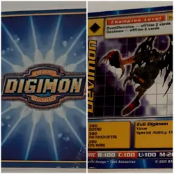 Collectible DIGIMON CARD TB-06 DEVIMon bargain time combine ship! - Image 1