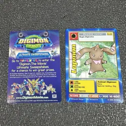 Digimon Lopmon Mo-02 | MOVIE PROMO CARD | Digi-Battle Series | Bandai 2000 - Image 1