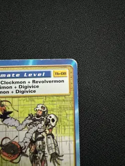 Andromon TB-08 Digimon Card 2000 Taco Bell Promo Rare LP Off-Center - Image 2