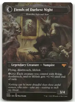 The Three Weird Sisters - Henrika Domnathi #335 (NM) Crimson Vow VOW Magic MTG - Image 2